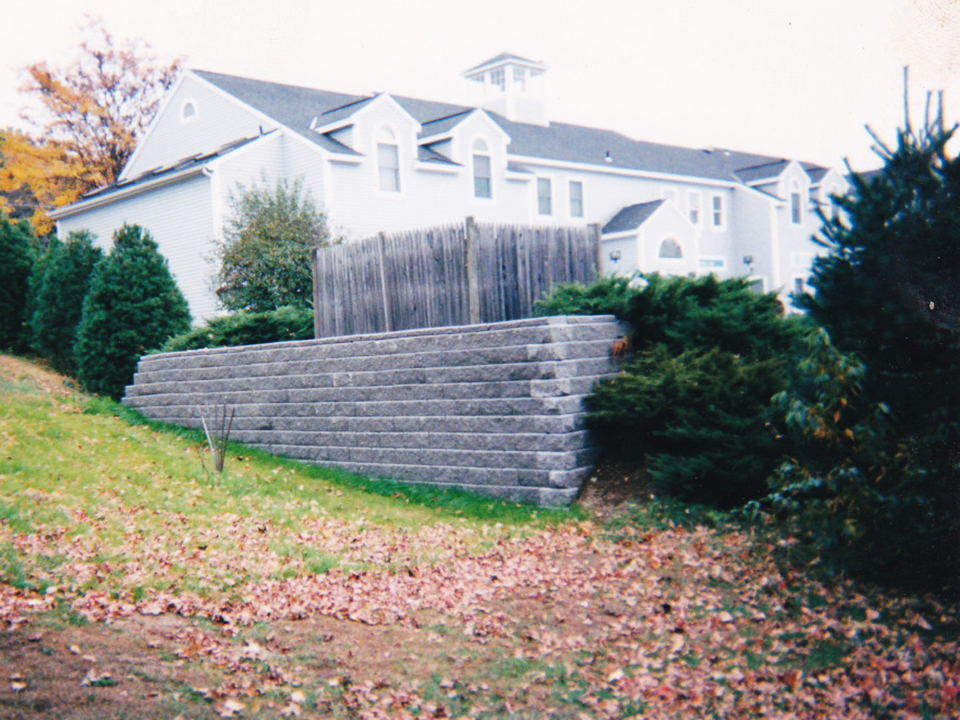 stone wall building CT from TNT Landscaping & Excavation